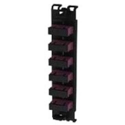 Belden FFSX03SD | FX ECX Frame, Plastic, 3-Port, Blue, 6.34" H x 1.3" W x 1.47" D