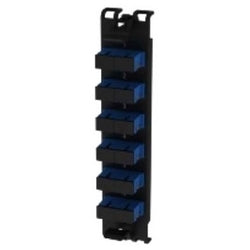 Belden FFSX16LA | FX ECX Frame, Plastic/Zirconia-Ceramic, Single Mode, OS2, 16-Port, Green/Black