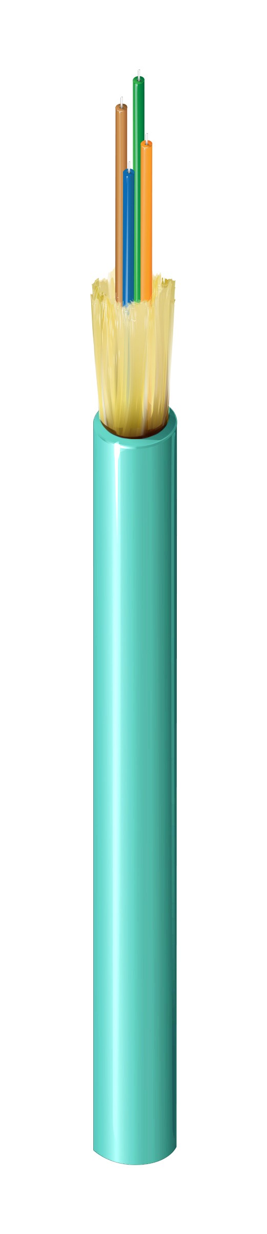 Belden FI3D004P9 | Indoor Plenum OM3 Distribution 4 Fibers