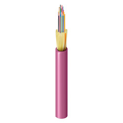 Belden FI4D024P9 | 24-Fiber OM4 TB Plenum Fiber Cable, Non-Unitized, 3.0/1.2 dB/km, 1500/500 MHz·km, 10Gbps 300m, Erika Violet