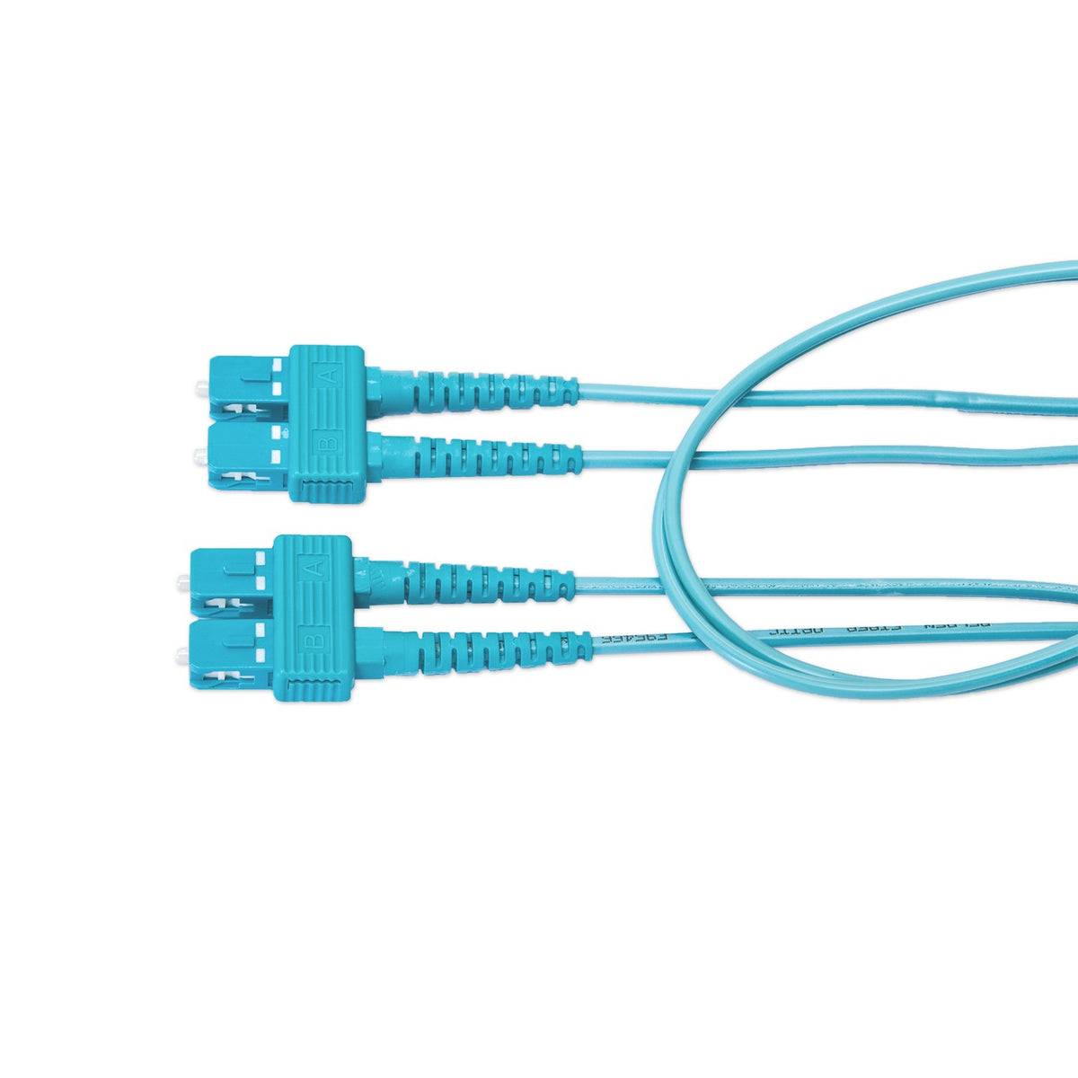 Belden FP3SDSD005M | Fiberexpress Patch Cord, OM3, SC Duplex to SC Duplex, 5M
