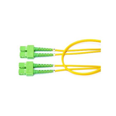 Belden FPSSASA010MR2XY | Fiberexpress Patch Cord, OS2, SC/APC Duplex to SC/APC Duplex, Riser, Duplex 2.0Mm, A/B (Cross), Yellow, 10M