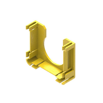 Belden FRAE1YC | Fiber Raceway End Cover, 50 MM, 38 MM Slot, Yellow, Single Pack