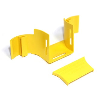 Belden FRCB1YLNK | Fiber Raceway Break-Out Kit, Adapter, 50Mm X 50Mm, Yellow, Single Pack
