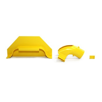 Belden FRCDUYL1SK | Fiber Raceway Drop Off Tube, 50Mm, Yellow