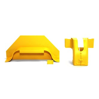 Belden FRCDUYL2SK | Fiber Raceway Drop Off Kit, Square Tube, 50Mm, Yellow