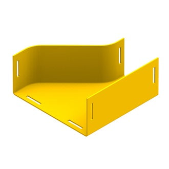 Belden FRCR4YNN | Fiber Raceway Reducer, Right Hand, 220Mm/100MM, Yellow, Single Pack