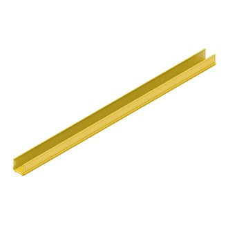 Belden FRD1SYN | Fiber Raceway Duct, 2 Meters, Yellow, Single Pack