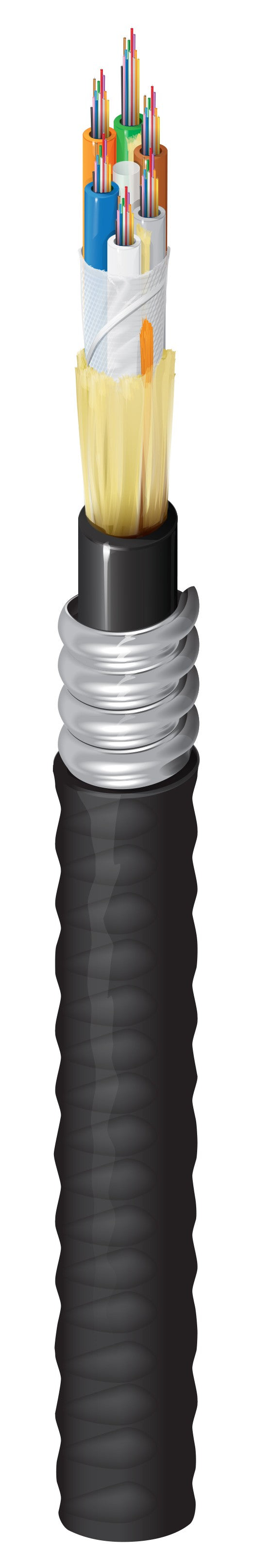 Belden FS2H072NG | Outdoor Heavy Duty Loose Tube OM2 72 Fibers