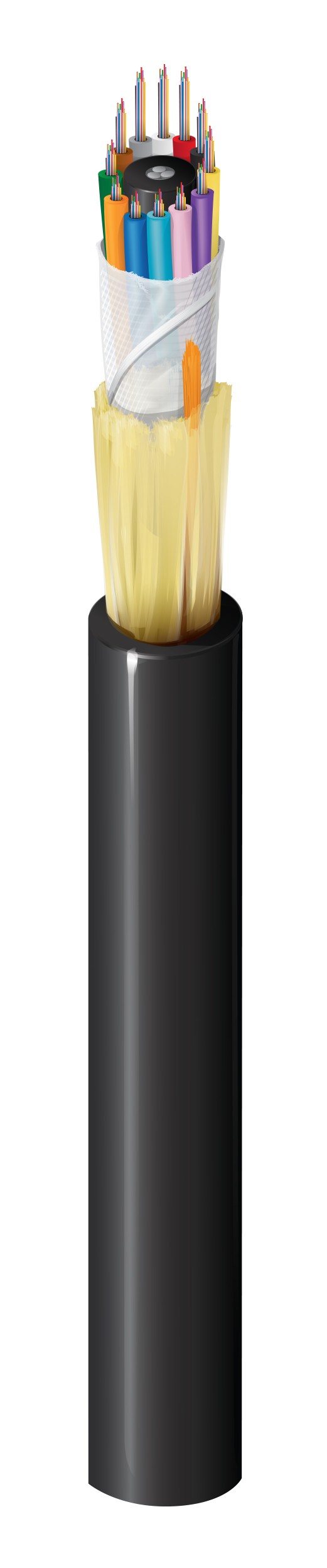 Belden FD3L144RG | Indoor/Outdoor Riser Loose Tube OM3 144 Fibers
