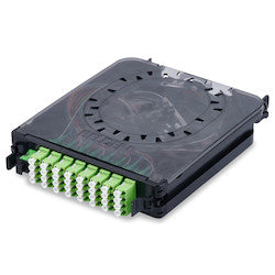 Belden SCSX2116SLF | ECX Cassette, Dual 1x16 Splitter, SC/APC to LC/APC, Front Upstream