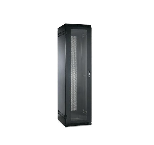 Belden XSL72-3-142125 | Data Slim Enclosure, 39RU Height, Solid Swing Top, Glass Swing Front, Solid Swing Rear, Two Solid Side