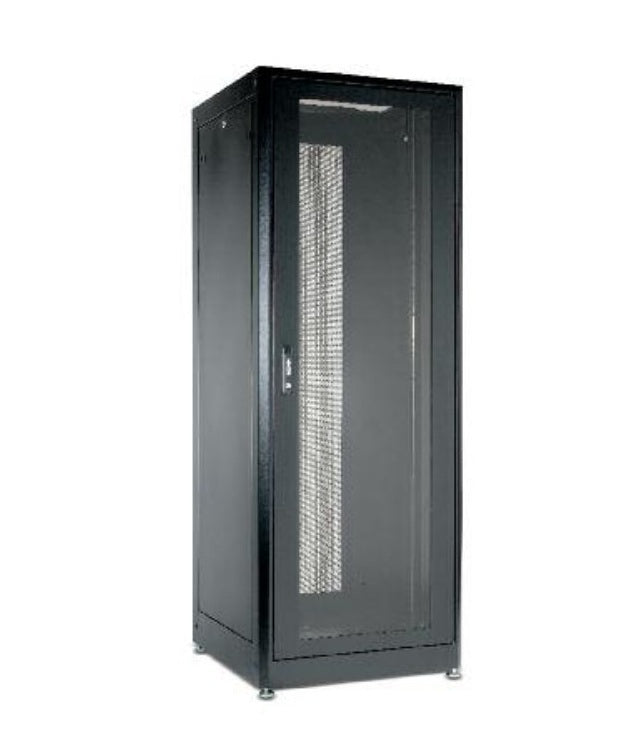 Belden XST72-3-142000 | Data Standard Enclosure, 72, Black, 19 Mounting, Solid Top, Glass Swing Front Door