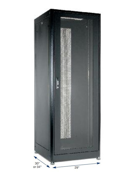 Belden XST84-3-200005 | Data Standard Enclosure, 84, Black, 23 Mounting, None Top, None Front Door