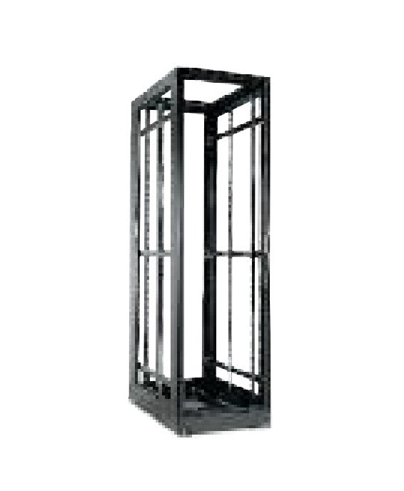 Belden XUSD84-3-122122 | Ultra Deep Server Enclosure, 45RU Height, 10 Diameter Fan Top, Rigid Perforated Swing Front, Glass Vented Swing Rear