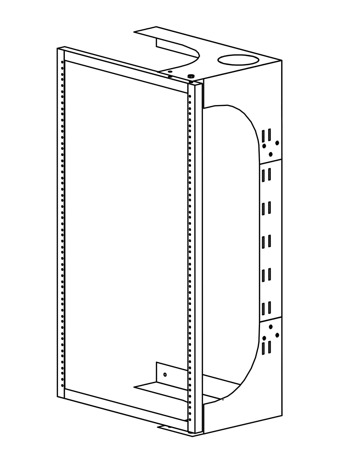 Belden XWR-4819-18 | Wall-Mount Cabinet, 48" Wall Mount Rack With 19", Xwr-4819-18