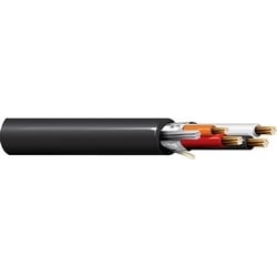Belden 1036A 0065000 | 18 AWG 1 Triad Stranded Bare Copper PVC Insulation, Overall Shield, PVC Jacket, 300V, PLTC/ITC