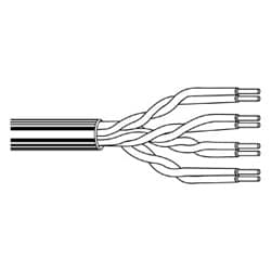 Belden 1245A2 009U1000 | Multi-Conductor - Category 3 Nonbonded-Pair Cable 4-pair U/UTP CMP Box White