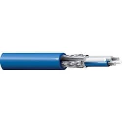 Belden 129463 J226000 | Twinax Blue Hose Cable, 20 AWG, 1 Pair, 7x28 Strand ing, Polyethylene Insulation, PVC Jacket Blue, 6000 ft.