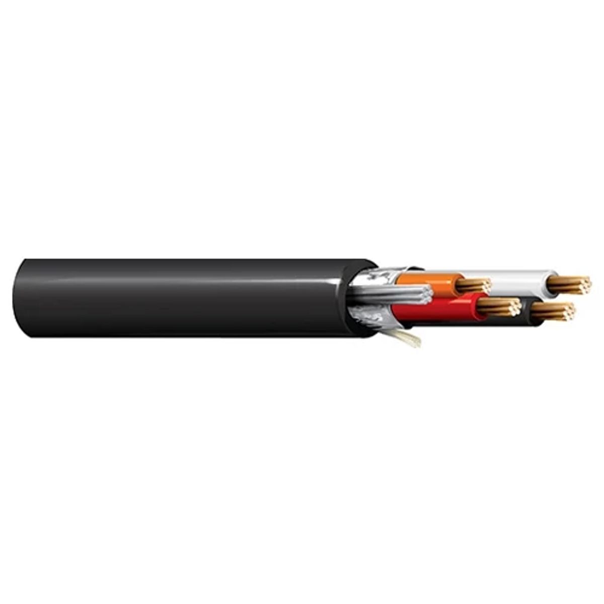 Belden 1485A 0107500 | 1485A Series, Shielded Multi-Conductor Cable, PVC, Non-Plenum, 16 to 22 AWG, 17-Conductor, 7500 ft. Reel, Black
