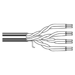 Belden 1594A 009U1000 | Multi-Conductor - Category 5e Nonbonded-Pair Indoor/Outdoor Cable 4-pair U/UTP CMR/CMX Box White