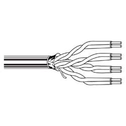 Belden 1624P 0041000 | Multi-Conductor - Category 5 Nonbonded-Pair Sctp Cable 4-Pair F/Utp Cmp Reel Yellow