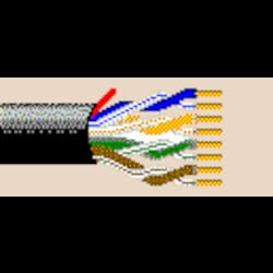 Belden ENT 1700A F2VU1000 | Multi-conductor - Enhanced Category 5e Bonded-pair Cable 4-pair U/utp Cmr Box Gray, Dec