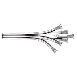 Belden 1701S6 D15500 | Multi-Conductor - Banana Peel Jacketless Cables Banana Peel 6X CMP Reel Blue