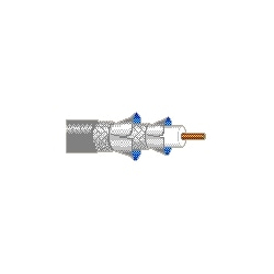 Belden 3092A 0105000 | ControlNet Quad Shielded Coaxial 18 AWG GIFHDLDPE DBSH PVC (Polyvinyl Chloride) Black