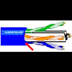 Belden 3613 0081000 | Multi-Conductor - Enhanced Category 6 Nonbonded-Pair Cable 4-Pair U/Utp Cmp Reel Grey