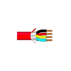 Belden 5222FJ 0021000 | Multi-Conductor - Commercial Applications, Addressable Systems 4 16 AWG FPE FS PVC Red
