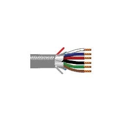 Belden 5304FE 008U500 | Multi-Conductor - Commercial Applications 6 18 AWG PP FS FRPVC Grey