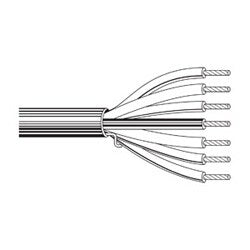 Belden 5305UE 0081000 | Security & Sound Cable, 7-Conductor, 18 AWG, Riser-CMR, Gray