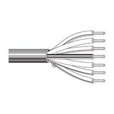 Belden 5305UE 0081000 | Security & Sound Cable, 7-Conductor, 18 AWG, Riser-CMR, Gray