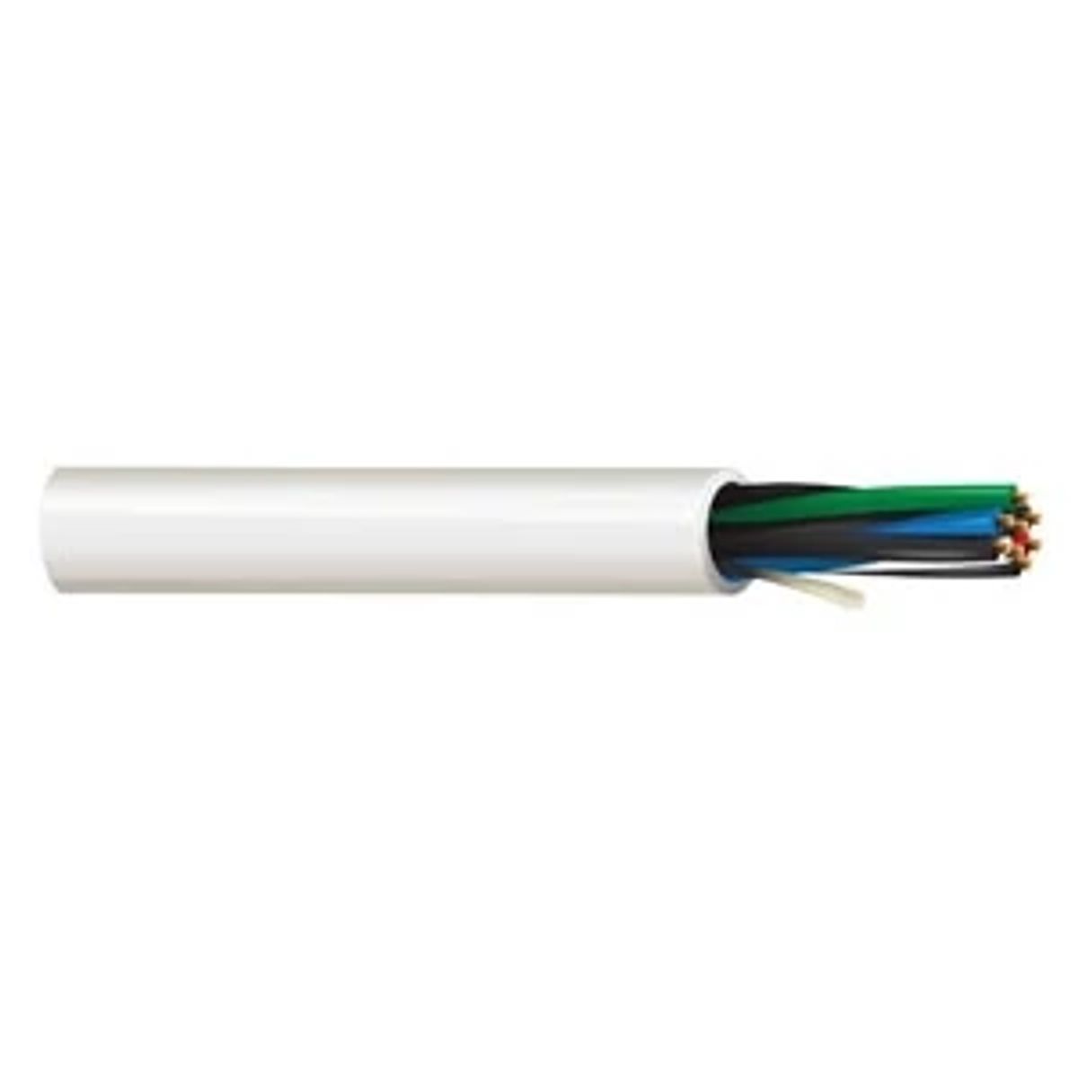 Belden 5543UE 0081000 | Security and Sound Cable, PVC, Grey, 22 AWG, 1000 ft. L, 8-Conductors, Riser