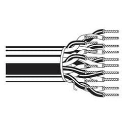 Belden 5547UE 0081000 | Multi-Conductor - Commercial Applications 9-Pair 22 AWG PVC FRPVC Grey