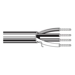 Belden ENT 6502UE 8771000 | Security And Alarm Cable, Plenum-cmp, 1000' Reels, 22 Awg, 4 Stranded Bare Copper Conductors