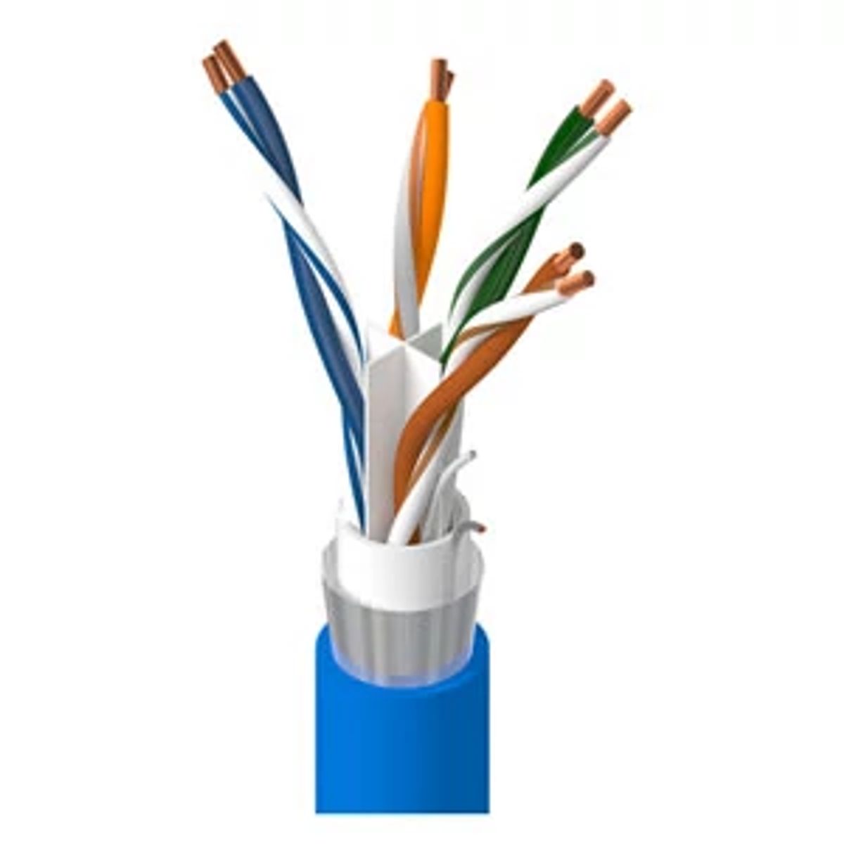 Belden 7953A 0105000 | Multi-Conductor Cable, Polyolefin, 4-Pair, 8-Conductor, 23 AWG, Black, 5000 ft.