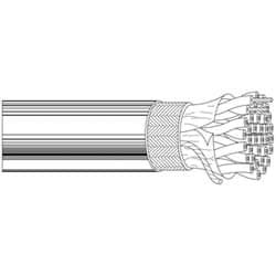 Belden ENT 8102 06010000 | Multi-conductor - Low Capacitance Computer Cable For Eia Rs-232/422 2-pair 24 Awg Fhdpe Sh Pvc Chrome