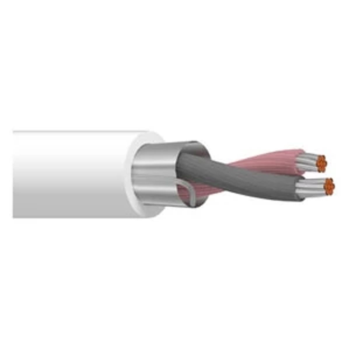 Belden 82760 877U500 | 82760 Series, Shielded Electronic Cable, Polyvinyl Chloride, 18 AWG, 300V, Natural, 500 ft.