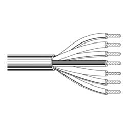 Belden 8489 0605000 | Multi-Conductor Cable, 4 Conductors, 18 AWG, 19x30 Strands, Tinned Copper, PVC Insulation, PVC Jacket