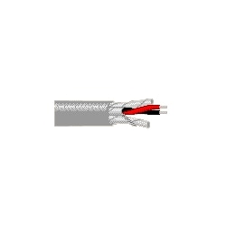 Belden 8767 0601000 | 3-Pair 22 AWG Multi-Conductor Cable, PVC Jacket, Chrome, 1000 ft