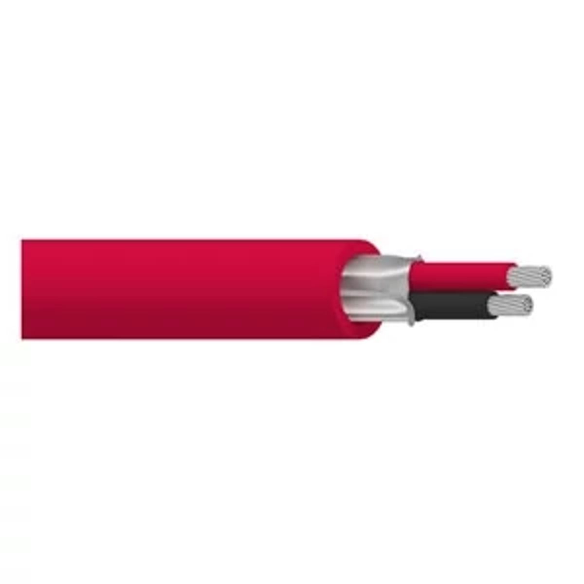 Belden 87760 0021000 | Brilliance Multimedia Control Cable, Beldfoil Shielded, Plenum FEP, 18/2, Plenum, 1000 ft. Red