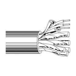 Belden ENT 8778 0605000 | Cm Rated Cable, 22 AWG stranded (7x30) tinned copper conductor, polypropylene insulation
