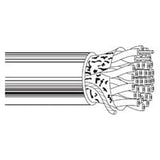 Belden 88106 0081000 | Low Capacitance RS-232/422/485 Computer Cable, 6 Pairs 24 AWG, Foil Shield, Solef Jacket, Gray, 1000 ft