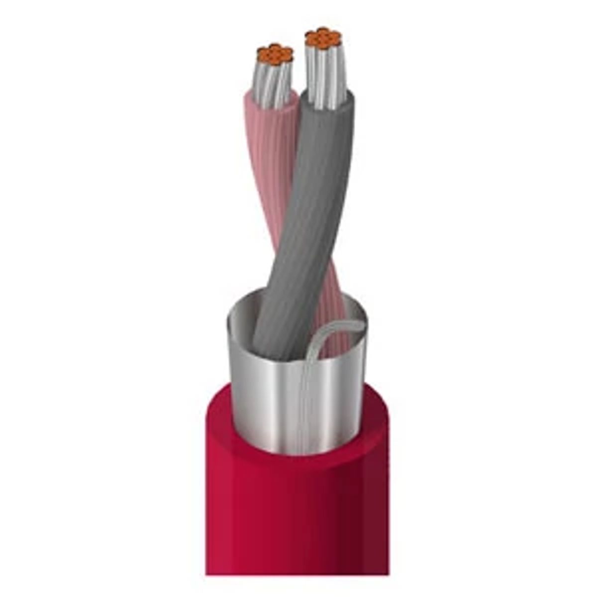 Belden 88761 0021000 | Brilliance Multimedia Control Cable, Beldfoil Shielded, Plenum FEP, 22/2, Plenum, 1000 ft.