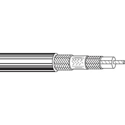 Belden 9222 004U500 | Coax - 50 Ohm Triax 50 OHM Triax Yellow