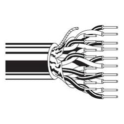 Belden 9302 060U500 | Multi-Conductor - Audio, Control and Instrumentation Cable 2-Pair 22 AWG PVC FS PVC Chrome