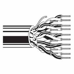 Belden ENT 9501 0605000 | Multi-conductor - Computer Cable For Eia Rs-232 Applications 2 24 Awg Pvc Fs Pvc Chrome