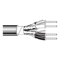 Belden ENT 9729 06010000 | Multi-conductor - Shielded Twisted Pair Cable 2 Fs Pr 24 Awg Fhdpe Pvc (polyvinyl Chloride) Chrome